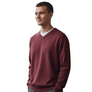 VTG Frenzi Golf Maroon Performance Wear Lined Pullover.‎ Wind Water Resistant XL